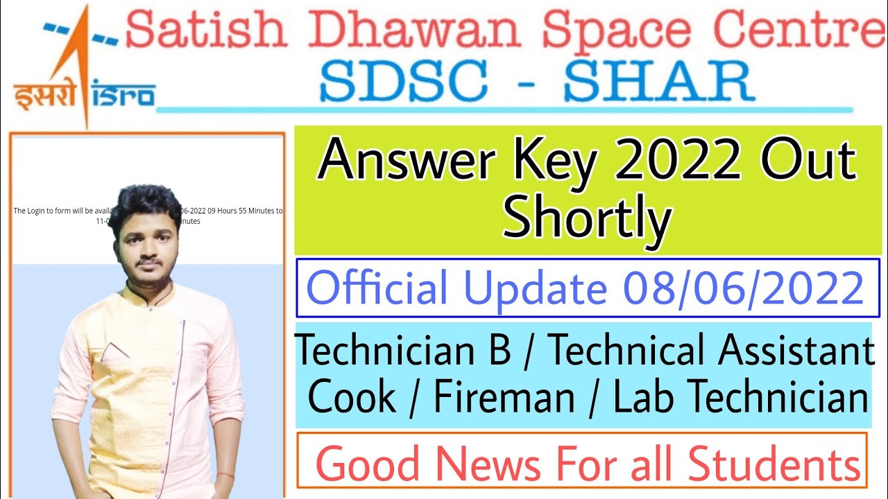 SDSC SHAR Answer Key 2022 | ISRO SDSC Answer Key 2022 | ISRO SDSC SHAR Answer Key 2022 | ISRO