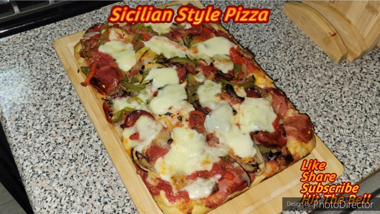 Sicilian Style Pizza - 1/2 Sheet