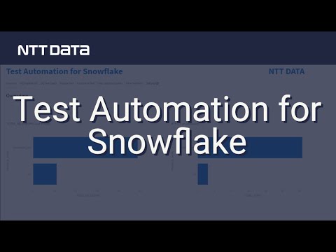 Test Automation for Snowflake – NTT DATA Databytes Ep 37