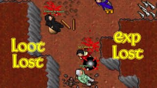 PKers Ruined His Hunt – RIP Loot and XP!  (Iridia 2005 - RL Tibia 7.4) Maxxonek