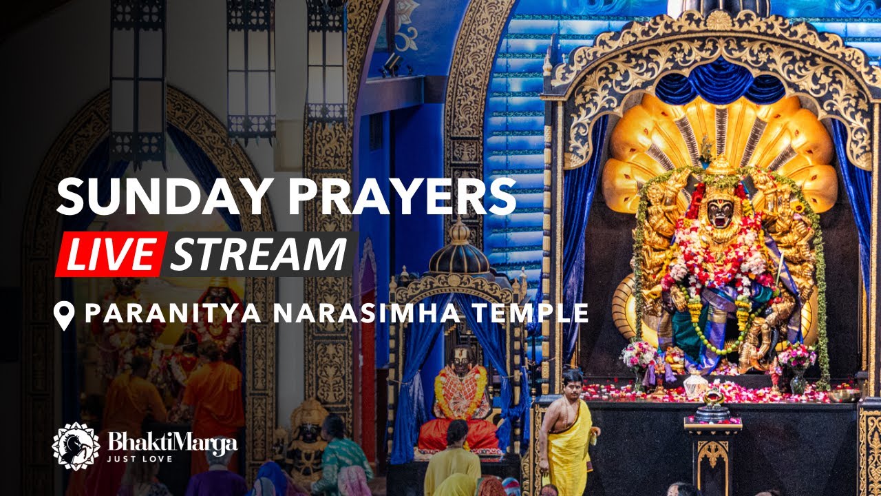 Obejrzyj Sunday Prayers | LIVE at the Paranitya Narasimha Temple w YouTube Obejrzyj Sunday Prayers | LIVE at the Paranitya Narasimha Temple w YouTube