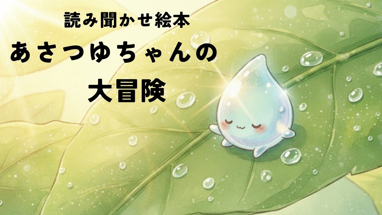 【読み聞かせ絵本】あさつゆちゃんの大冒険