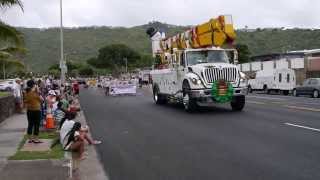 2013 Hawaii Kai Holiday Parade 11-30-13 - Jaycees & HECO