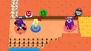 *OMG* UNLUCKY CHARLIE vs GLITCH GADGET ! Brawl Stars Funny Moments \& Glitches \& Fails #1073