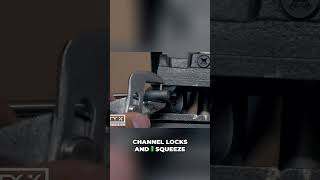 AR-15 Gas Block Install: Roll Pin Trick Revealed! #shorts AR-15 Gas Block Install: Roll Pin Trick Revealed! #shorts