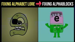 ALPHABET LORE (A-Z) | ALPHABLOCKS FIXING BANDS COMPARISON VS FIXING LETTERS screenshot 5