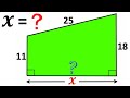 College Entrance Question | Can you find the length x? | Important Geometry skills explained