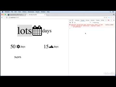 Validating With PropTypes in ReactJs