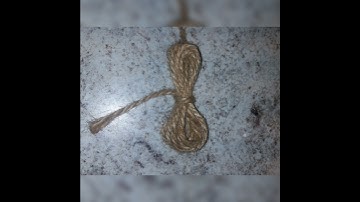 DIY- Twine - Flower~ twine flower tutorial~ easy twine flower diy