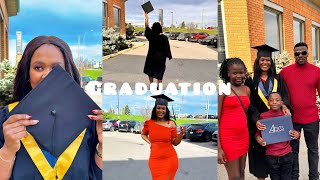 Vlog||Finally graduating College|| come enjoy graduation with us 👩‍🎓