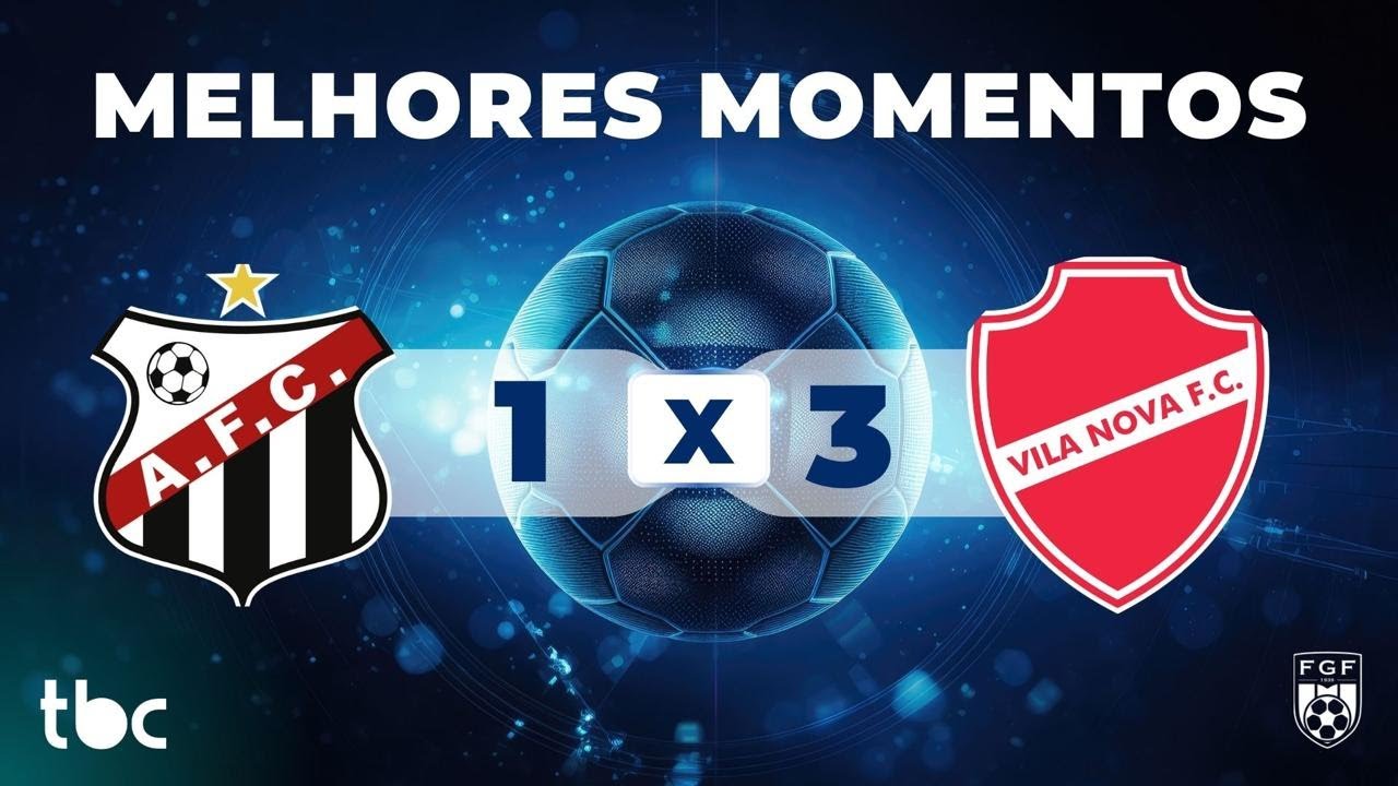 MELHORES MOMENTOS ANÁPOLIS 1  X 3 VILA NOVA | GOIANÃO 2026