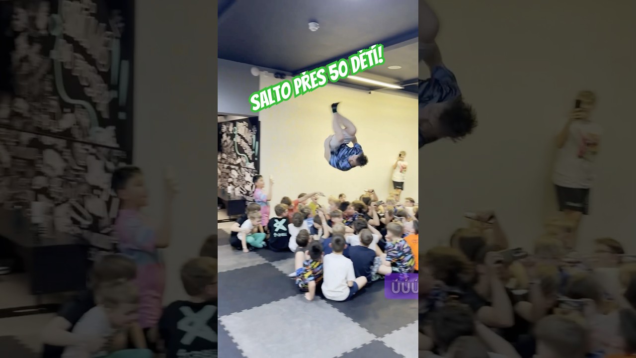 Přeskočili jsme 50 dětí saltem !!!