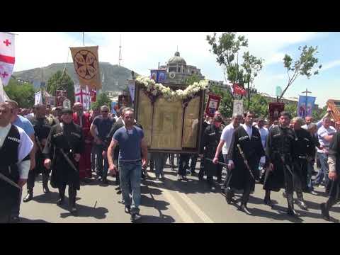 17 მაისი მსვლელობის ყველაზე რეალური კადრები \"ხარისხის არხის\" ეთერში