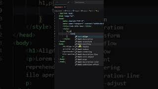 align text in center using html and css