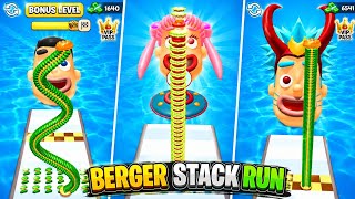 Burger Stack Run Gameplay Walkthrough | Giant Burger Challenge | 100% Win screenshot 3