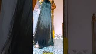 Indian Beautiful Long Hair Model Hair Play And Hair Show