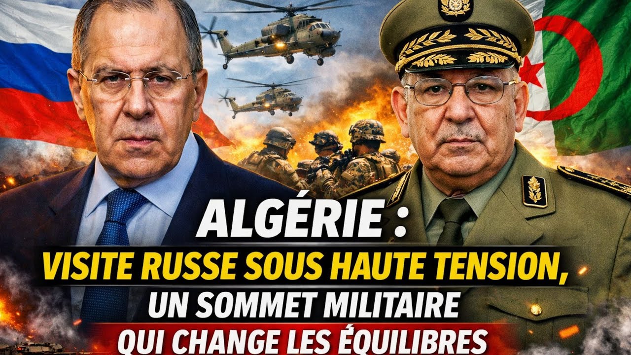 ALGÉRIE : VISITE RUSSE SOUS HAUTE TENSION, UN SOMMET MILITAIRE QUI CHANGE LES ÉQUILIBRES