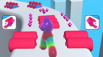 Blob Runner 3D Gameplay (iOS  & Android) Walkthrough Part 1
