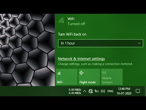 Turn WiFi Back