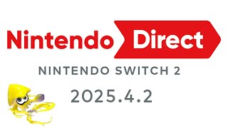 スプラ4の情報が来るかもしれないニンテンドーダイレクト！！【同時視聴】