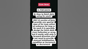 "Mastering the Enhanced For Loop in Java: Simplifying Data Fetching from Collections!"