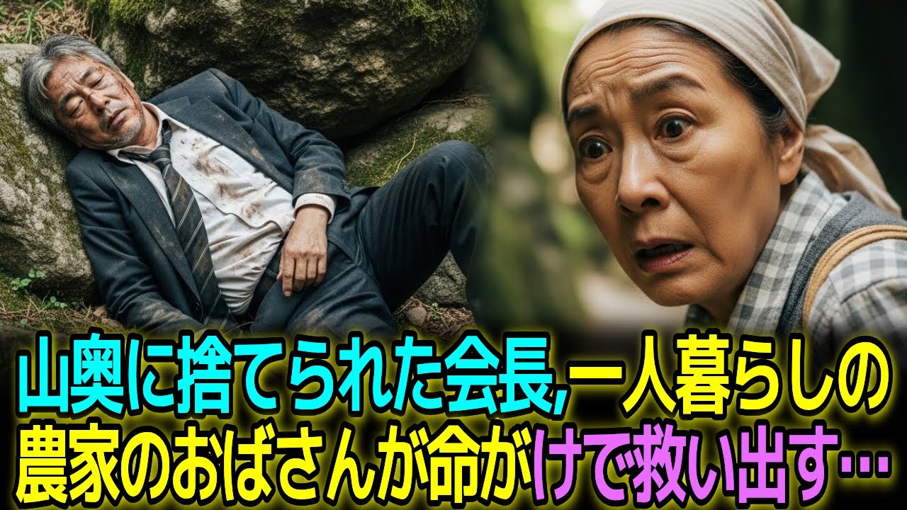 山奥に捨てられた会長を、一人暮らしの農家のおばさんが命がけで救い出す…  I オーディオブック I ラジオドラマ I 感動ストーリー