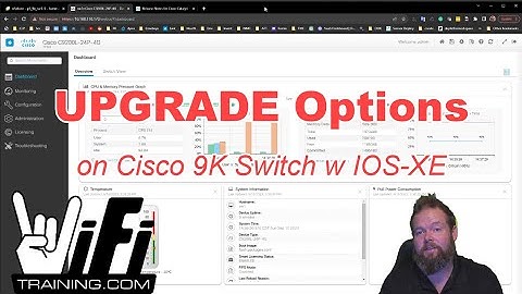 Upgrading a Cisco 9200 switch to IOS XE 17.9.3 from Chris Avants @wifitraining