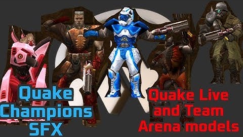 OpenArena Android but with Quake Live/Team Arena PLAYER MODELS and Quake Champions sounds