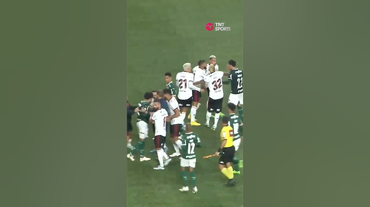 confusão no clássico entre Flamengo e Palmeiras