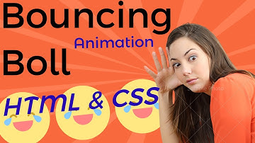 Bouncing Ball Animation in HTML & CSS | Step-by-Step Tutorial for Beginners