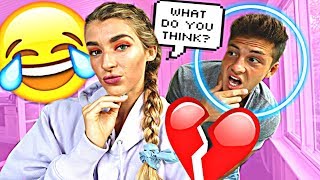 I Did My Makeup BAD To See How My Boyfriend Would React! *DOES HE THINK I'M CUTE?*