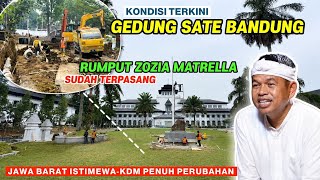 CURRENT CONDITION OF GEDUNG SATE BANDUNG. ZOYSIA MATRELLA GRASS HAS BEEN INSTALLED. SPECIAL WEST ...