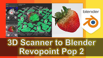 Strawberry! 3D Scanner to Blender | Revopoint Pop 2 3D Scanner Tutorial