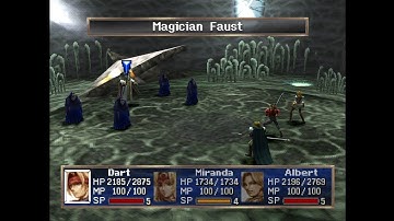 The Legend of Dragoon - Faust Boss Battle