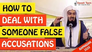 🚨HOW TO DEAL WITH FALSE ACCUSATIONS🤔 - Mufti Menk