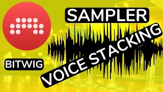 Bitwig Studio - Sampler - Voice Stacking - feat. (djvicvapor)