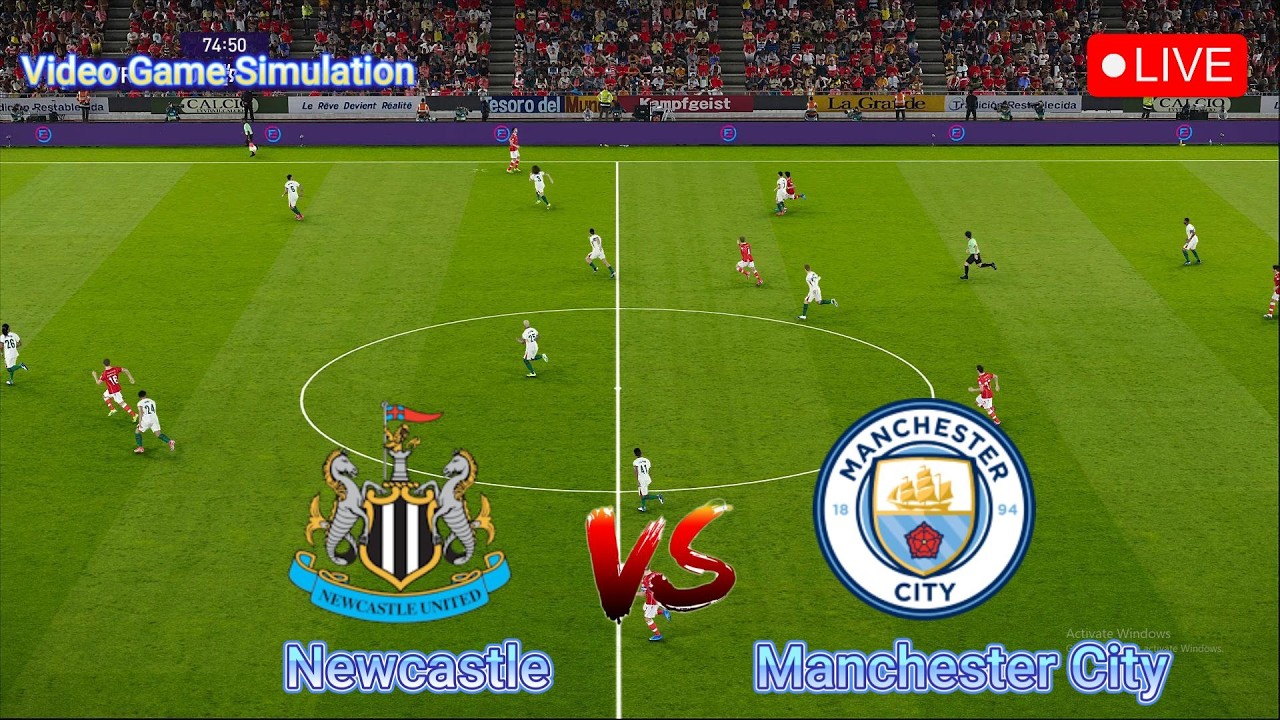 🔴LIVE : Newcastle vs Manchester City | FA Cup 2026 Full Match Streaning | Video Game Simulation