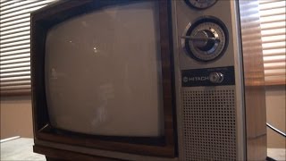 1985 Hitachi CT13C2 Portable Color Television