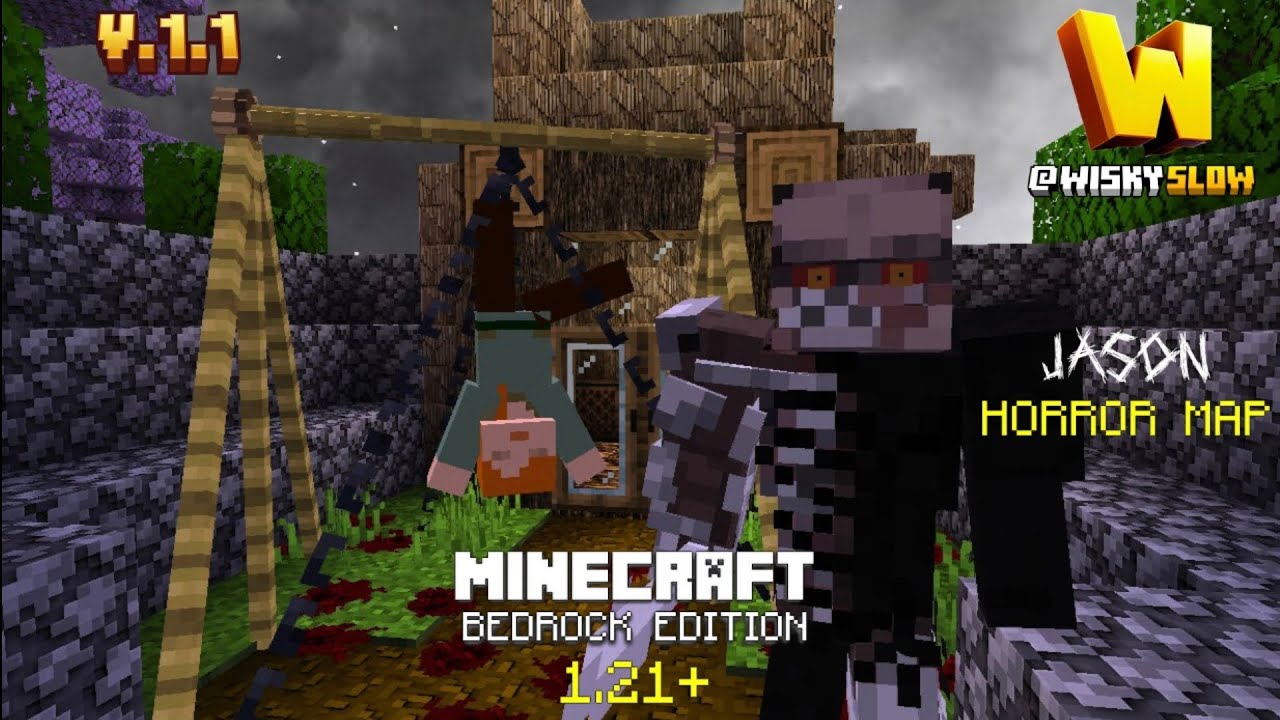 Friday 13th - Minecraft PE Horror Map - YouTube