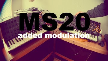 MS20 + MS20 modulation / racecars / sounds