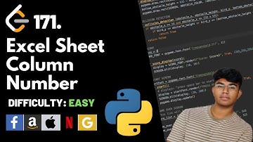Excel Sheet Column Number | Leet code 171 | Theory explained + Python code