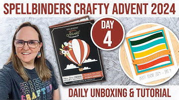Day 4 🎄 Spellbinders 2024 Crafty Advent Calendar | December 4th Reveal & Project Tutorial