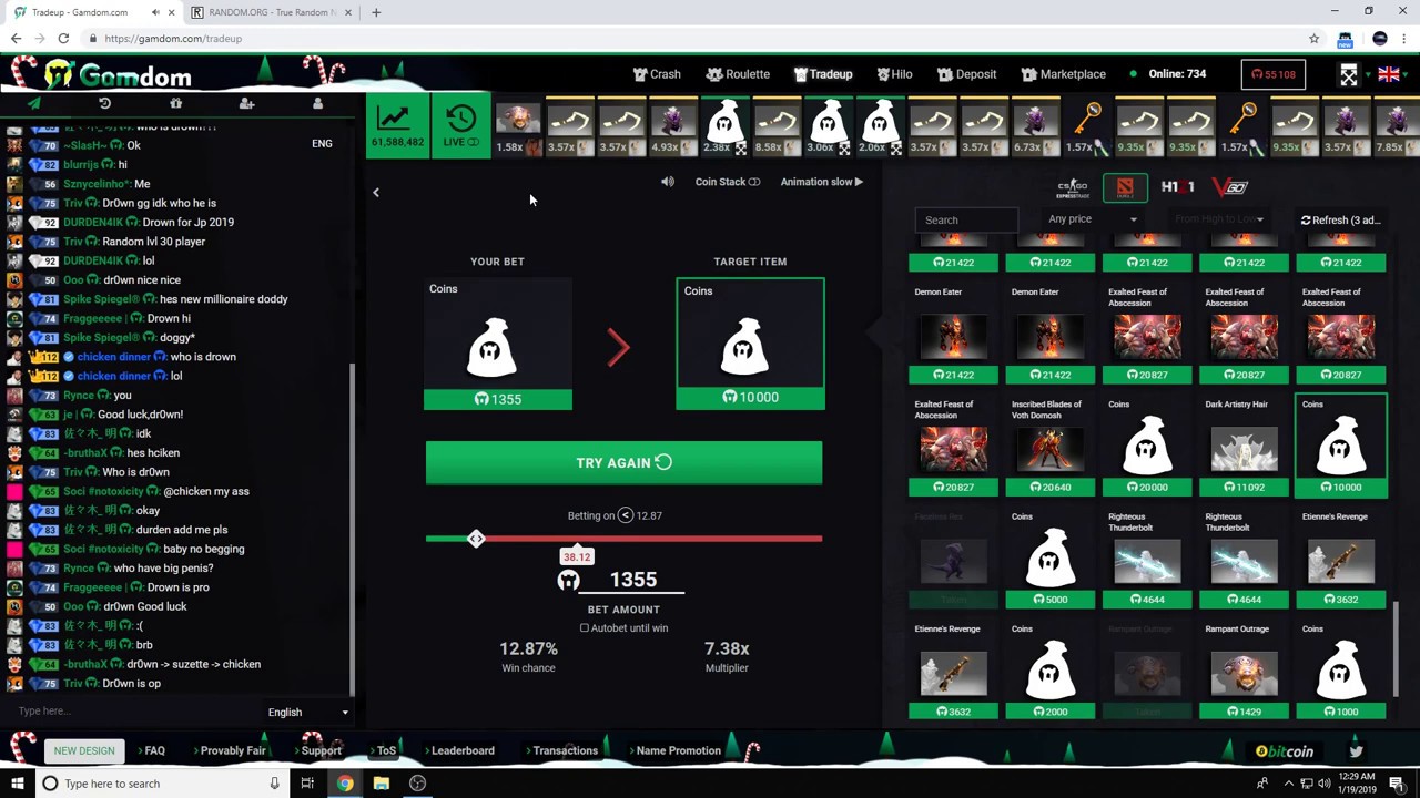 INSANE GAMDOM PROFIT!!