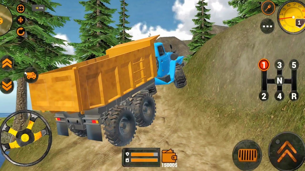 Backhoe Loader JCB Simulator Gameplay - Indian Vehicle Truck JCB Driving - Android Gameplay