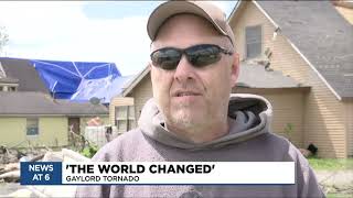 Gaylord man remembers scary experience sheltering from tornado