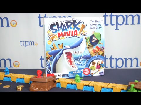 Spin Master Shark Mania Board Game 2014 RARE Missing 3 Gold Coins for sale online 