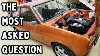 I answer the MOST asked question when fitting a zetec engine to a MK1 ford fiesta.