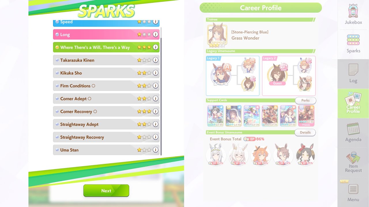 1Star Blue Ruins It ... | Grass Wonder | Umamusume:PrettyDerby DiscordBanForPostingOnFindFriend