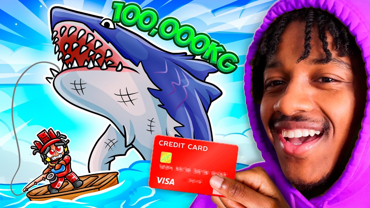 Spending $100,000 On The NEW MEGALODON In Roblox Fisch