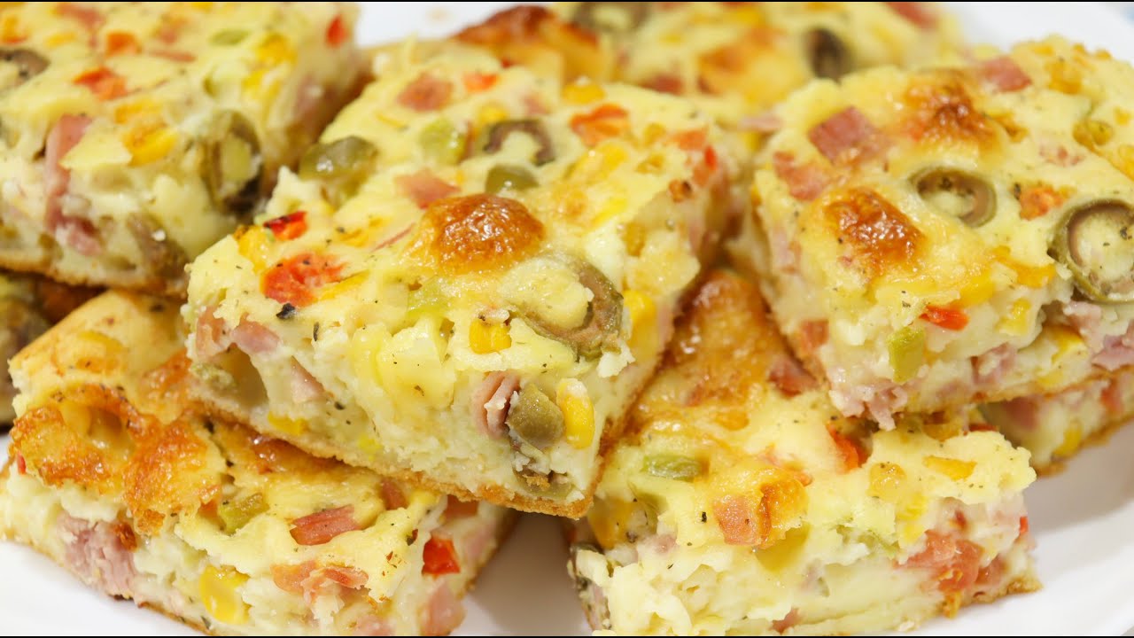 FIZ A MELHOR E MAIS FÁCIL TORTA DE LIQUIDIFICADOR PARA O LANCHE! VOCÊ FICARÁ SURPRESO COMO É FÁCIL